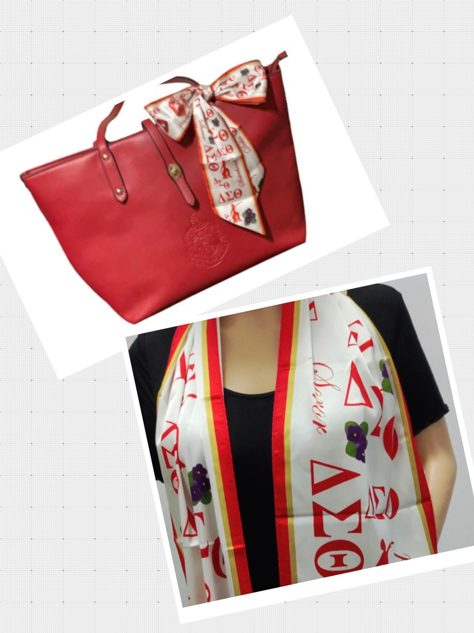 Bandolino Faux🐊 Crossbody purse, bag & Red Scarf ~ Gift Set NWT! | eBay