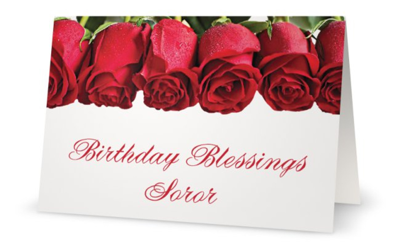 Delta Birthday Greetings Happy Birthday Soror Birthday Blessings Sorority Sisters Delta Soror Delta Sigma Theta Red Roses Soror Delta Sigma Theta Sorority Inc