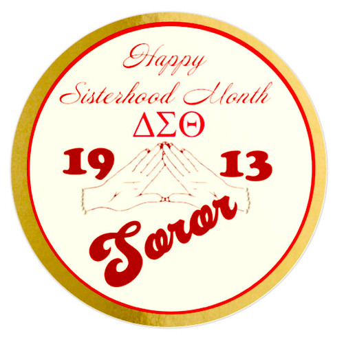 Delta Symbols - Small Seals -HAPPY SISTERHOOD MONTH -  GOLD FOIL - Gift Seals  Delta sigma Theta  Seals - Delta Seals for Envelopes, Bags, Gifts Delta Symbols - Small Seals -HAPPY SISTERHOOD MONTH -  GOLD FOIL - Gift Seals  Delta sigma Theta  Seals - Delta Seals for Envelopes, Bags, Gifts
