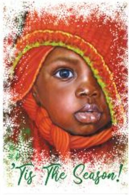 African American Christmas Card Set - Christmas 'Tis the Season - Christmas Baby Face - African American Christmas Card - African American Angels  (Box of 15) African American Christmas Card Set - Christmas 'Tis the Season - Christmas Baby Face - African American Christmas Card - African American Angels  (Box of 15)