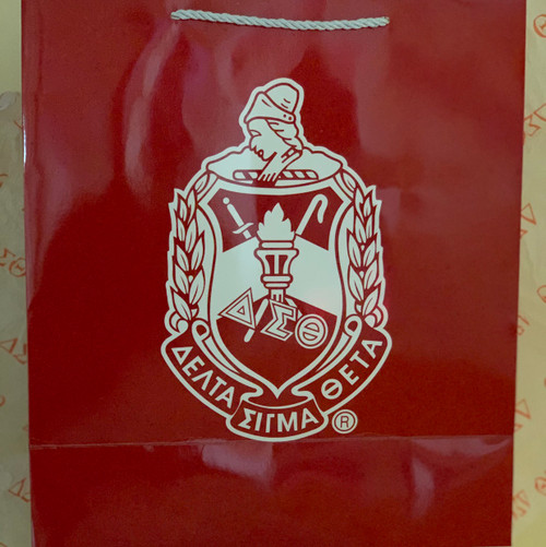 Delta Gift bags- MEDIUM - Delta Gift Bags - Set of 2 Gift bags - Medium Size Gift Bag - Delta Sigma Theta gifts - Sorority Gift bags