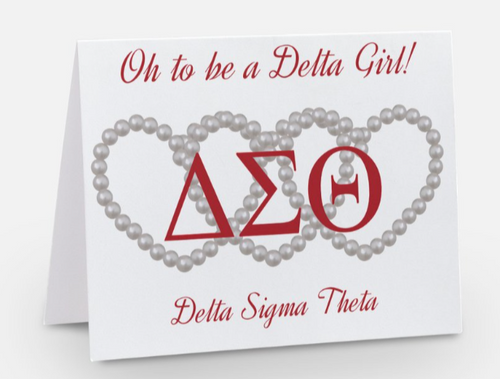 Hearts of Delta Notecard Set of 5  - Sisterhood  - Delta Sigma Theta Sorors-Delta Notecards - Delta Symbols  -  Delta Sorority Sisters - Red - Delta Women - Delta Sigma Theta Sorority, Inc. - 5 Note cards - Delta Sigma Theta Symbols Hearts of Delta Notecard Set of 5  - Sisterhood  - Delta Sigma Theta Sorors-Delta Notecards - Delta Symbols  -  Delta Sorority Sisters - Red - Delta Women - Delta Sigma Theta Sorority, Inc. - 5 Note cards - Delta Sigma Theta Symbols