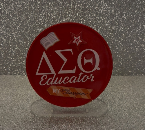 Delta Teacher Delta Sigma Theta Resin Coaster - Teacher Desk Accessory - Delta custom resin display - Resin - Gift item - Delta symbols  -  DESIGNS VARY SLIGHTLY  - Stand Included - Embellishments  Delta Teacher Delta Sigma Theta Resin Coaster - Teacher Desk Accessory - Delta custom resin display - Resin - Gift item - Delta symbols  -  DESIGNS VARY SLIGHTLY  - Stand Included - Embellishments