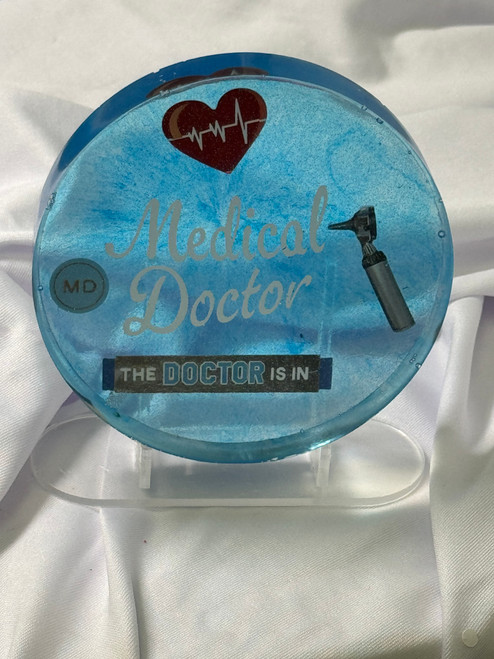 Profession -  Doctor - Resin Coaster - personalization - Resin Coaster - Medical Professional -  DESIGNS VARY SLIGHTLY  - Desk Accessory Profession -  Doctor - Resin Coaster - personalization - Resin Coaster - Medical Professional -  DESIGNS VARY SLIGHTLY  - Desk Accessory