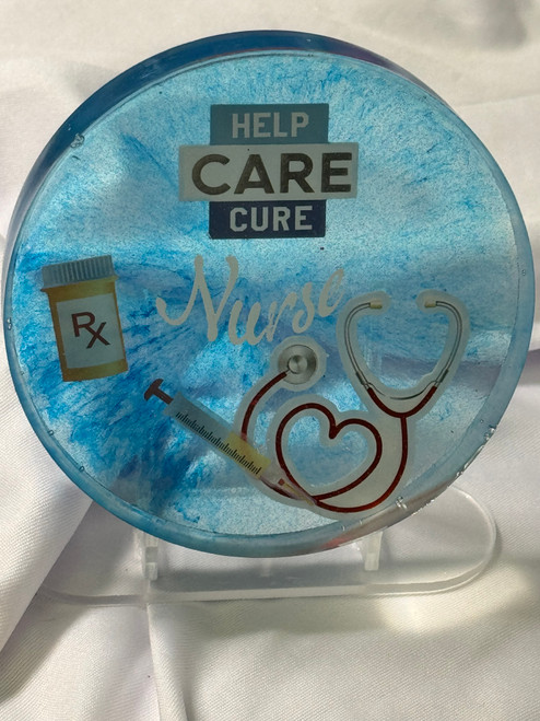 Nurse  Profession -  Nurse - Resin Coaster - personalization - Resin Coaster - Medical Professional -  DESIGNS VARY SLIGHTLY  - Desk Accessory Nurse  Profession -  Nurse - Resin Coaster - personalization - Resin Coaster - Medical Professional -  DESIGNS VARY SLIGHTLY  - Desk Accessory