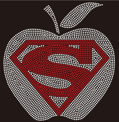 Super Educator - ADD ON YOUR POSITION -  Bling T-shirt - Bling - Super Bling - Super Bling Apple T-Shirt