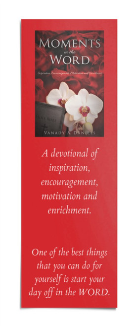 Bookmarks -  Moments in the Word - books - reading -  tassel - vinyl cover