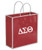 Customized Medium Delta Gift bag -Medium Delta Gift Bag - Delta Greek Symbols Only - Delta Sigma Theta gifts - Sorority Gift bags