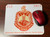 White Delta mousepad - J13  1913 Delta Crest - SSSS - Mousepads- Computer Mousepads - Delta Sorors - Delta Sigma Theta - Delta Office Accessories - Delta Sigma Theta  Computer Accessories