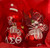 3" RED (Designs will vary) ***READ DESCRIPTION***  Red Matte Ornaments - Delta Sorority Ornaments -  ALL RED ornaments - Set of 4 Delta Sigma Theta Ornaments - Delta Sigma Theta Holiday Trimmings - Delta Sigma Theta Christmas Ornaments