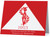 Delta Torch of Wisdom -  Delta Sigma Theta Notecard - Intelligence is the Torch of Wisdom - 1913 - Red and White  - Delta Sigma Theta