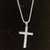 Cross Pendant - 18" Necklace - Titanium Steel - The Cross - Christian Jewelry - Christian Accessory