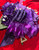 African violet corsage -  DESIGNS WILL VARY - PURPLE Ribbon - Pearls - Purple Corsage  - “LOVE” Gold Delta Rhinestone Pendant - Delta Sigma Theta African Violet Dress Pin