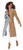 Denim and Tan Khaki Trench-Coat Duster - ORDER 1 SIZE UP - Tan Belt - Long Denim Jacket, Long Sleeve - Frayed Edges
