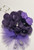 Petite Delta felt corsage  - -African violet felt and florals corsage - Delta Sigma Theta 