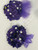 Petite Delta felt corsage  - -African violet felt and florals corsage - Delta Sigma Theta 