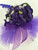  African Violet Corsage -DESIGNS WILL VARY - Tulle  and Florals -  Purple Tulle  corsage - S’Nicole -