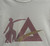 White Forward With Fortitude - Delta T- SHIRT -  Delta T-Shirts -  Delta Symbols  - Sorority T-Shirt - Delta T-Shirt White - Delta Sigma Theta T-Shirt