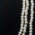 White 3-strand Plastic Pearl  Necklace - Lightweight Plastics pearls - White Pearl Necklace - Three - strand - Pearl Necklace - White Pearl - Lightweight Plastic Pearl  Necklace