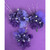 THE COLLEGIATE - Delta “mini” 3" - 4" African violet corsage - COLLEGIATE - African violet florals- Approx. 3.5" - 4" in size - DESIGNS WILL VARY - Ribbon and Tulle will vary - corsage for Deltas - African violets