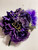 Delta African Violet Corsage -purple ribbon and tulle - DESIGNS WILL VARY - S'Tavia -ΔΣΘ Pearled Pin - Purple Bow African violet corsage - Floral Petals  Delta Symbols Pin  - African violet corsage