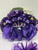 3 Leaf Delta Pearled Symbols - African Violet Corsage -purple ribbon - DESIGNS WILL VARY - Pearled Pin - Purple Bow African violet corsage - Floral Petals  Delta Symbols Pin  - African violet corsage