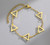 Multi-Delta Symbols Bracelet -  Delta Gold tone Bracelet -  Petite Delta Symbols   - Sorority Bracelet - Multiple Delta symbols 