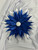 2-Layer Blue and White  Ribbon Corsage -  E'RENEE -Satin Ribbon  Corsage - Blue Satin White Satin 