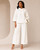 Off- White/Ivory PEARLED LEG PANT SET - PEARLED HOODIE TOP - SIDE LEG PEARLS - PEARLED HOODIE - FULL FIT - PEARL PANT SET