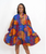 TUNIC PRINT 3 - Multi-color Afrocentric Look - Tunic/Dress  -  One Size Fits up to 2X - African-Inspired Prints - African Inspired Attire - African Inspired Tunic