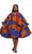 TUNIC PRINT 1 - Multi-color Afrocentric Look - Tunic/Dress  -  One Size Fits up to 2X - African-Inspired Prints - African Inspired Attire - African Inspired Tunic