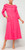 Midi Dress - Popcorn Textured - ROUNDED COLLAR - Sleeveless - Elegant Style - Midi  - A Line Dress - Flared, Flowy Dress