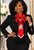 Women’s Decorative Necktie - Customized Delta Sigma Theta Necktie - red necktie - DESIGNS WILL VARY - Necktie for women -