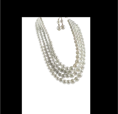 Dillard's Pearl & Wheat Chain Short Multi-Strand Necklace | Dillard's