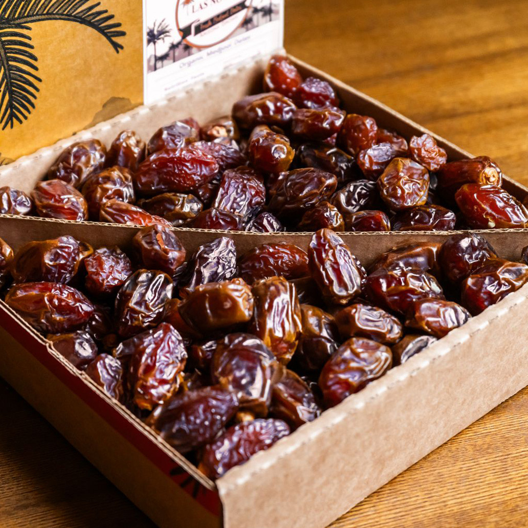 Choice Organic Medjool Dates 5 lb. Box - Rancho Las Novias