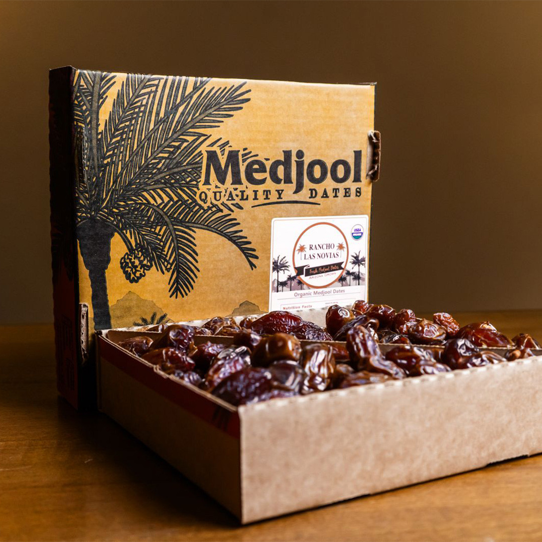 Choice Organic Medjool Dates 5 lb. Box - Rancho Las Novias