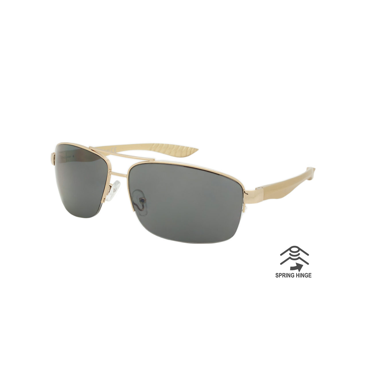  Edge I-Wear 12 Pack Aviators Bulk Sunglass Men Pilot Spring  Hinge Wholesale Sunglasses (N25095A-REV) : Clothing, Shoes & Jewelry