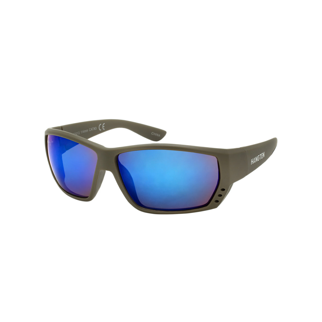 Polycarbonate UV400 Square Color Mirror Sport Sunglasses Men (Pack