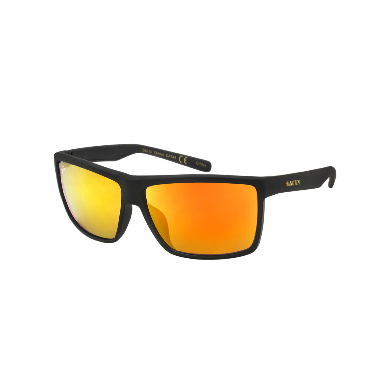 Wholesale Hang Ten Color Polycarbonate UV400 Sport Sunglasses Men, 1 Inner  with Tags