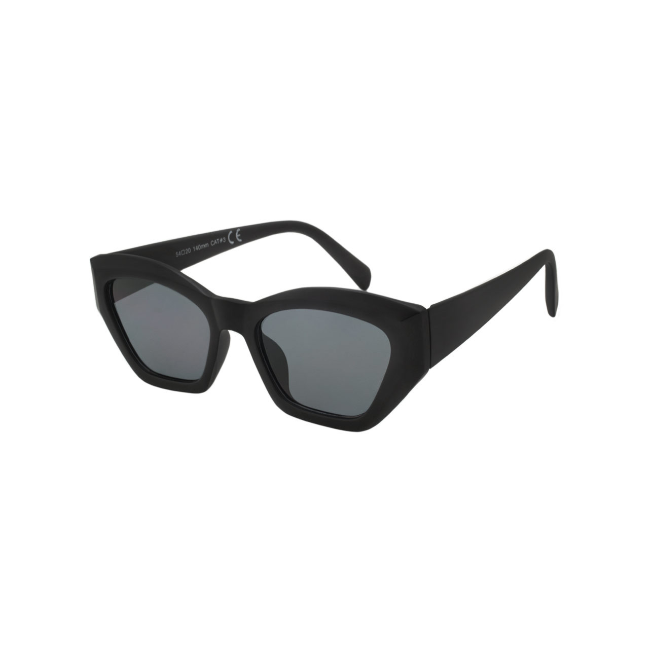  SITO SHADES Sensory Division Womens Cat Eye Sunglasses in Black  Safari/Standard Smoke Gradient