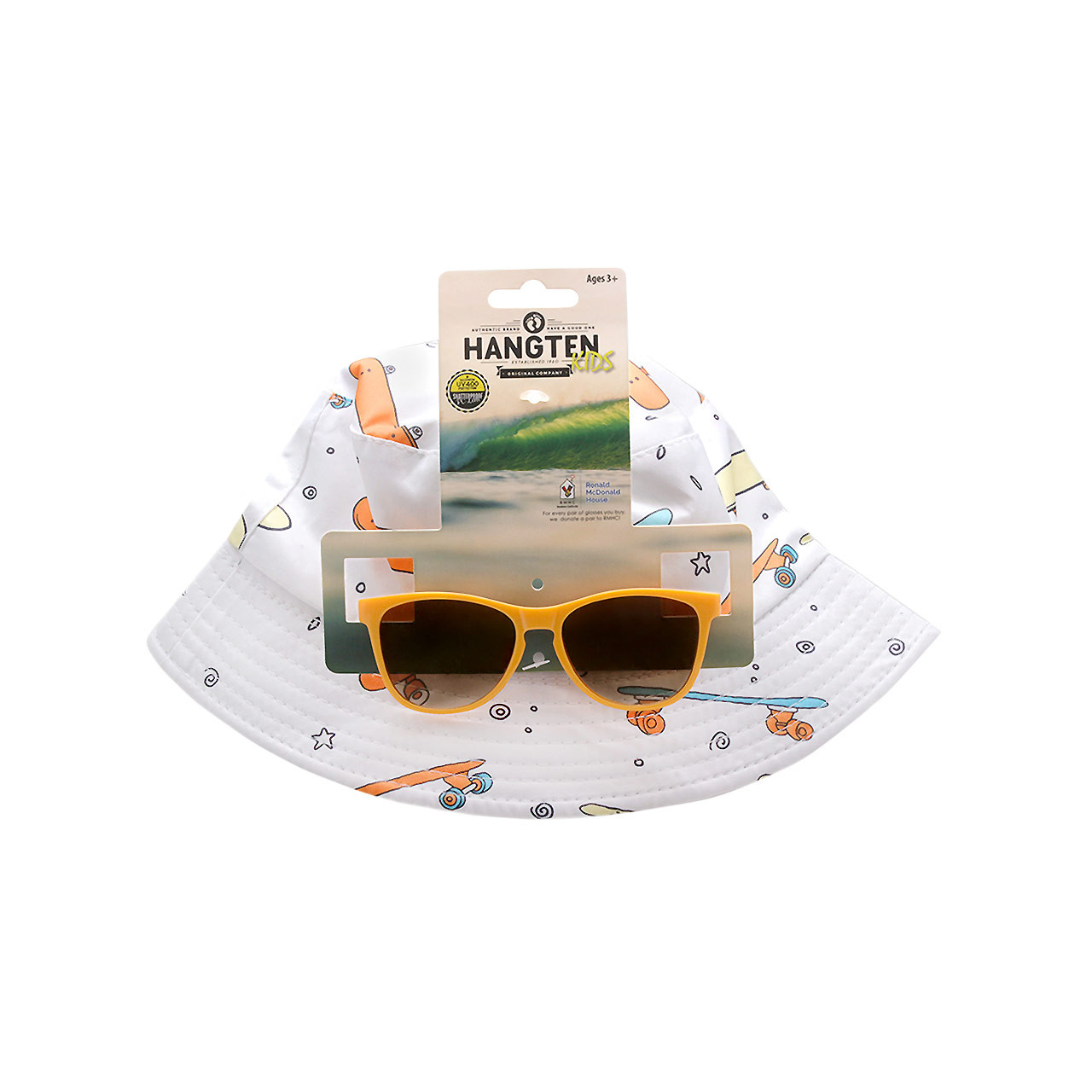 TWEEN COMBO SET BUCKET HAT WITH SUNGLASSES | 4 PCS | HTTHSG04