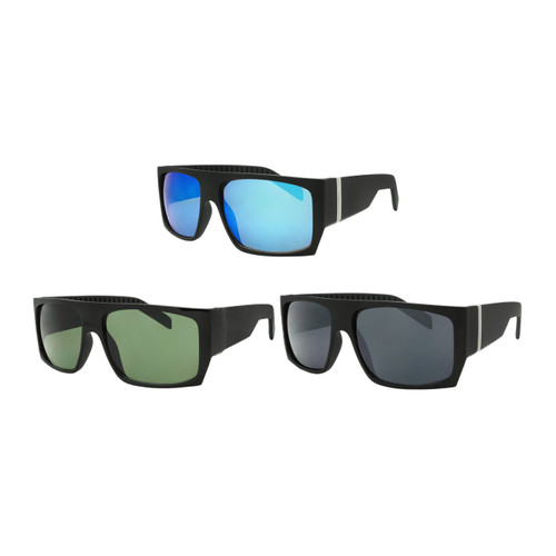 THUNDER FOAMBACK MENS WRAP SAFETY SUNGLASSES ASSTD. 10 PCS  TH6001-003 -  Shark Eyes, Inc. - Wholesale Sunglasses, Reading Glasses, & Displays