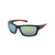 Racer X Sunglasses Yellow Mirror Lens Polished Black Frame Polished Black Red Temple Shark Eyes CC32 C