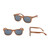 Wholesale Wood Look Hang Ten Kids Polycarbonate UV400 Classic Sunglasses with Card Children | HTK01FWC