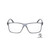 Clear Grey Frame Spring Hinge Hang Ten Reading Glasses HTR04C-A-F