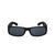 Smoke Lens Polished Black Frame Sunglasses THC02W A-F