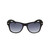 Smoke Gradient Polished Black Frame Shark Pattern Temple Sunglasses RCXJR03A A-F