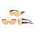 THUNDER FOAMBACK MENS WRAP SAFETY SUNGLASSES ASSTD. 10 PCS | TH6000-004