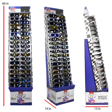 Vp Racing Merch Display VP72FD | VP RACING® FLOOR DISPLAY | 72 PCS PER DISP - Shark Eyes, Inc ...