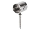 Abrazadera inox simple con tirafondo
